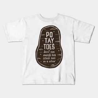 POTATO Hangry Design Kids T-Shirt